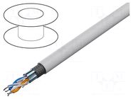 Wire; 2x2x24AWG; RS485; stranded; Cu; Insulation: LSZH; white; 305m BELDEN