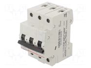 Circuit breaker; 400VAC; Inom: 16A; Poles: 3; Charact: C; 6kA; IP20 LEGRAND