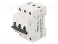Circuit breaker; 400VAC; Inom: 25A; Poles: 3; Charact: C; 6kA; IP20 LEGRAND