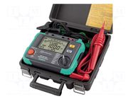 Meter: insulation resistance; LCD; VAC: 30÷600V; VDC: 30÷600V KYORITSU