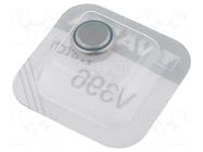 Battery: silver; coin,SR59; 1.55V; 27mAh; Ø7.9x2.6mm; 1pcs. VARTA