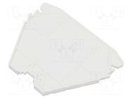 End plate; PTRV; white; polyamide PHOENIX CONTACT