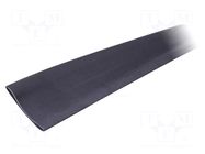 Heat shrink sleeve; glueless; 3: 1; 18mm; black; polyolefine TE Connectivity