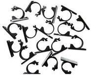 CABLE CLIP, BLACK, 16MM, PK100