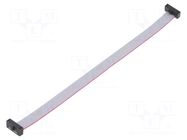 Ribbon cable with IDC connectors; IDC,both sides; 152.4mm; 6" SAMTEC