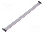 Ribbon cable with IDC connectors; IDC,both sides; 203.2mm; 8" SAMTEC