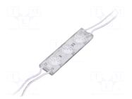 LED; white; 6500K; 1.08W; 165lm; IP66; 165°; No.of diodes: 3; 2835 POS