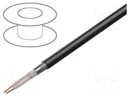 Wire; Twinax; 2x20AWG; stranded; Cu; Insulation: FEP; black; 305m BELDEN