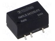Converter: DC/DC; 1W; Uin: 21.6÷26.4VDC; Uout: 12VDC; Iin: 51mA; SMD AIMTEC
