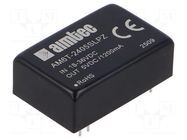 Converter: DC/DC; 6W; Uin: 18÷36VDC; Uout: 5VDC; Iin: 296mA; DIP24 AIMTEC