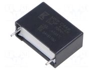 Capacitor: polypropylene; DC-Link; 2.7uF; THT; ESR: 19.5mΩ; ±5% KEMET