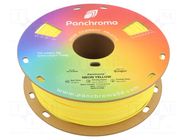 Filament: PLA; 1.75mm; neon yellow; 190÷230°C; 1kg; Panchroma™ POLYMAKER