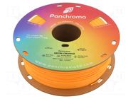 Filament: PLA; 1.75mm; neon orange; 190÷230°C; 1kg; Panchroma™ POLYMAKER