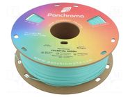 Filament: PLA; 1.75mm; celestial green; 190÷230°C; 1kg; Panchroma™ POLYMAKER