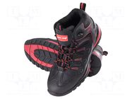 Boots; Size: 40; black; leather,fabric; with metal toecap LAHTI PRO