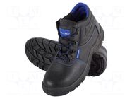 Boots; Size: 42; black/blue; leather; bad weather,slip LAHTI PRO