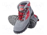 Boots; Size: 45; grey-red; chamois; bad weather,slip LAHTI PRO