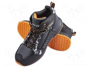 Boots; Size: 39; black-orange; nubuck,leather; bad weather,slip LAHTI PRO