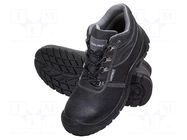 Boots; Size: 46; black-grey; leather; bad weather,slip LAHTI PRO