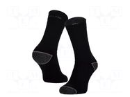 Work socks; Size: 43-46; black-grey; 3pcs. LAHTI PRO