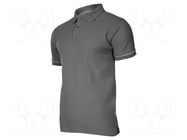 Polo shirt; Size: S; grey; 220g/m2 LAHTI PRO