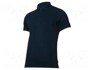 Polo shirt; Size: S; navy blue-black; 190g/m2 LAHTI PRO