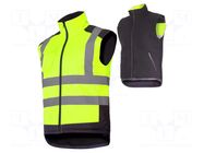 Reflection waistcoat; Size: S; yellow LAHTI PRO