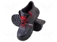 Boots; Size: 45; black; leather; slip; with metal toecap LAHTI PRO