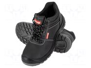 Boots; Size: 42; black; leather; slip; with metal toecap LAHTI PRO