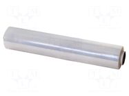 Stretch film; Width: 0.5m; Thick: 0.023mm; transparent; 2.3kg SOLID TOOLS