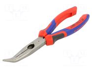 Pliers; cutting,half-rounded nose,universal; 200mm KNIPEX