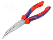 Pliers; cutting,half-rounded nose,universal; 200mm KNIPEX
