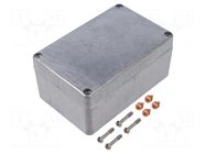 Enclosure: multipurpose; X: 80mm; Y: 125mm; Z: 57mm; aluminium; IP66 ROSE