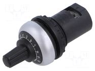 Potentiometer; 22mm; Ø22mm; IP66; Potentiometer: single turn; 10kΩ FINDER