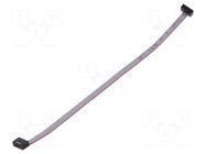 Ribbon cable with IDC connectors; IDC,both sides; 152.4mm; 6" SAMTEC