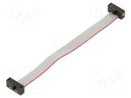 Ribbon cable with IDC connectors; IDC,both sides; 83.82mm; 3.3" SAMTEC