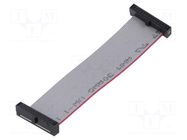 Ribbon cable with IDC connectors; IDC,both sides; 76.2mm; 3" SAMTEC
