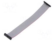 Ribbon cable with IDC connectors; IDC,both sides; 152.4mm; 6" SAMTEC