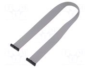 Ribbon cable with IDC connectors; IDC,both sides; 406.4mm; 16" SAMTEC