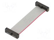 Ribbon cable with IDC connectors; IDC,both sides; 55.88mm; 2.2" SAMTEC