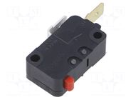 Microswitch SNAP ACTION; 16A/250VAC; without lever; SPST-NO OMRON Electronic Components