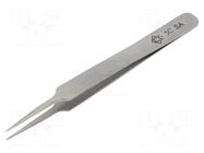 Tweezers; 100mm; for precision works; Blades: narrowed PIERGIACOMI