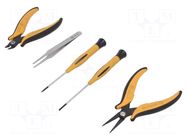 Kit: general purpose; Kit: tweezers,pliers,screwdrivers; bag PIERGIACOMI