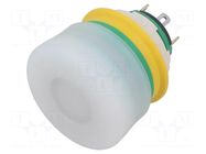 Switch: emergency stop; 16mm; Stabl.pos: 2; NC x2; red; yes; IP65; XA IDEC