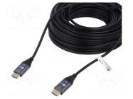 Cable; HDMI plug,both sides; PVC; HDCP 2.2,HDMI 2.1,optical GOOBAY