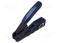 Tool: for crimping; Features: cable cutting and stripping DIGITUS