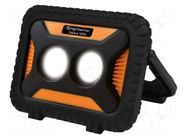 Lamp: LED flood light; IP54; 1200lm; Mechanical resistance: IK07 NightSearcher