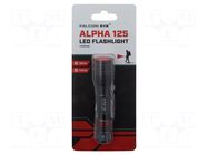 Torch: LED; 10h; L: 119mm; 40lm,125lm; Ø: 26mm; IPX4; FALCON EYE® MACTRONIC