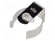 Holder; D,R20; Batt.no: 1; on panel,rivet,screw; soldering lugs KEYSTONE