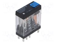 Relay: electromagnetic; DPDT; Ucoil: 48VDC; Icontacts max: 5A; DRI WEIDMÜLLER